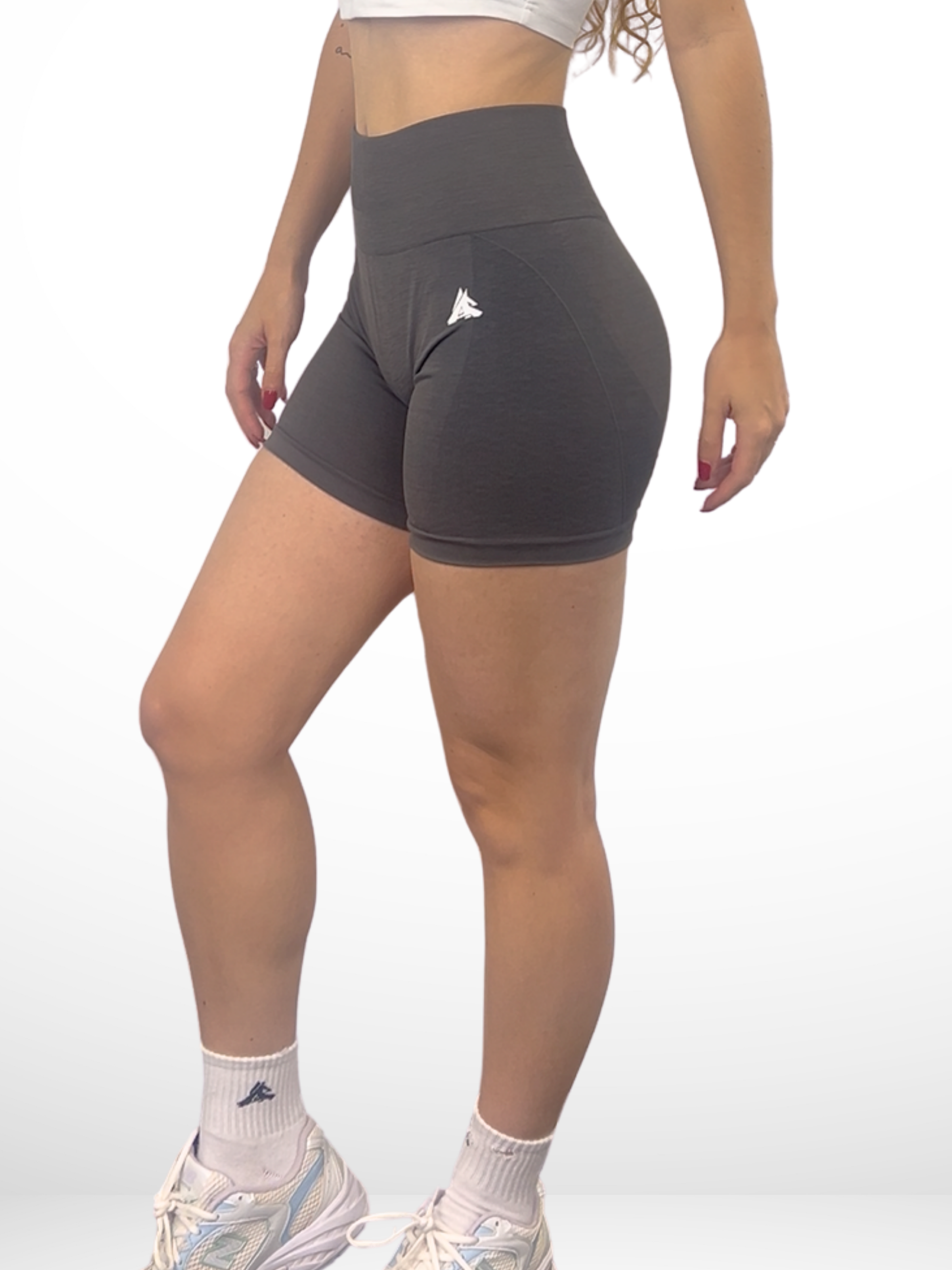 SHORT SEAMLESS GRIS