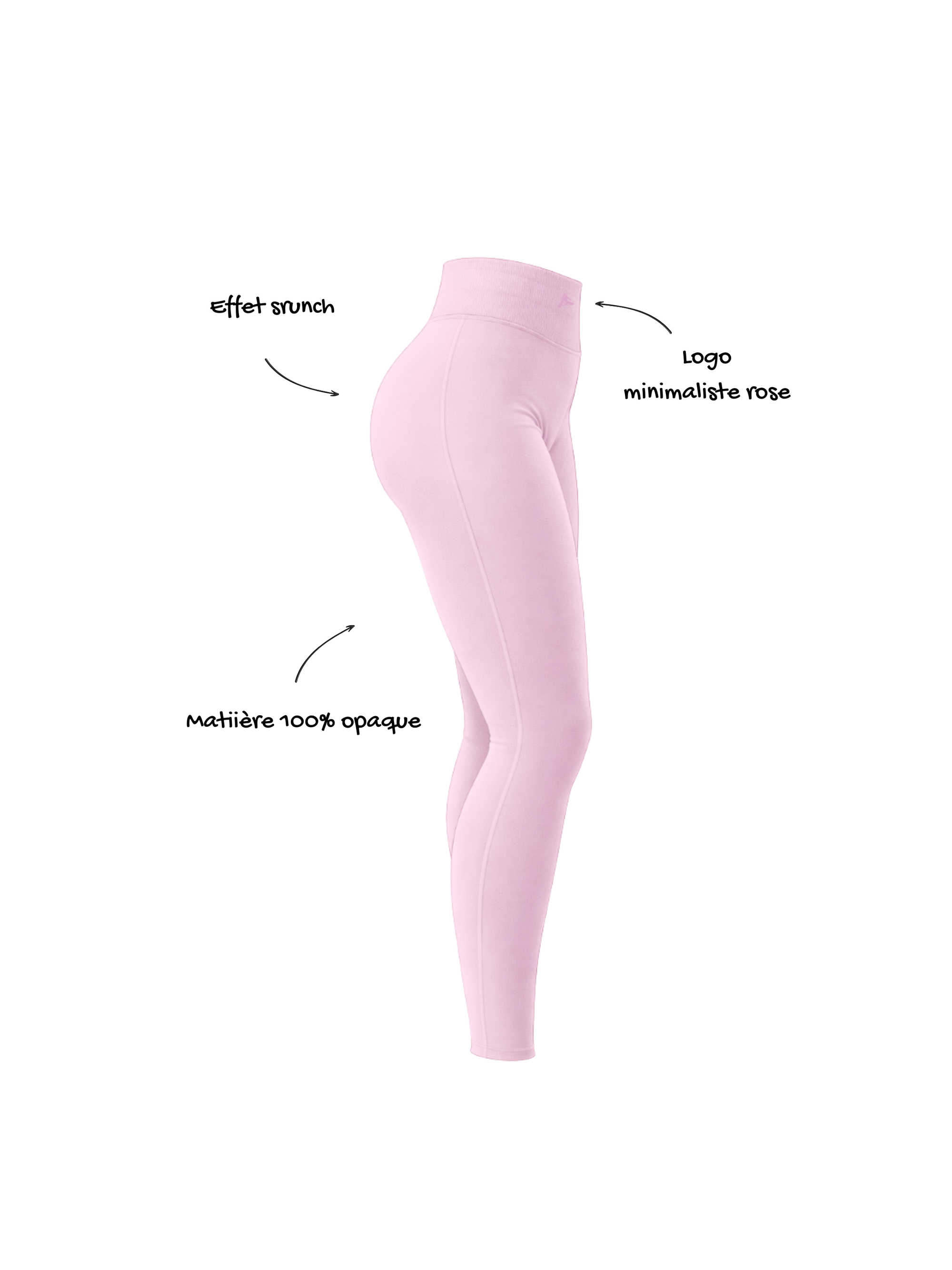 Legging NOVA ROSE - version couleur