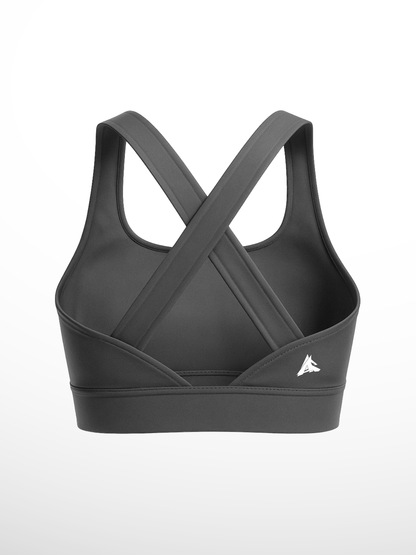 BRASSIÈRE CROSSBACK GRISE