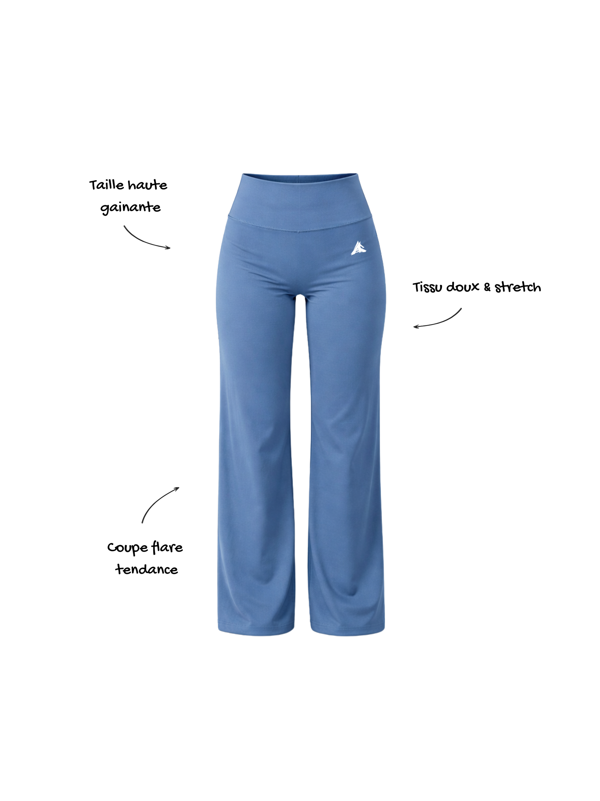 Flare Legging Rise - version couleur