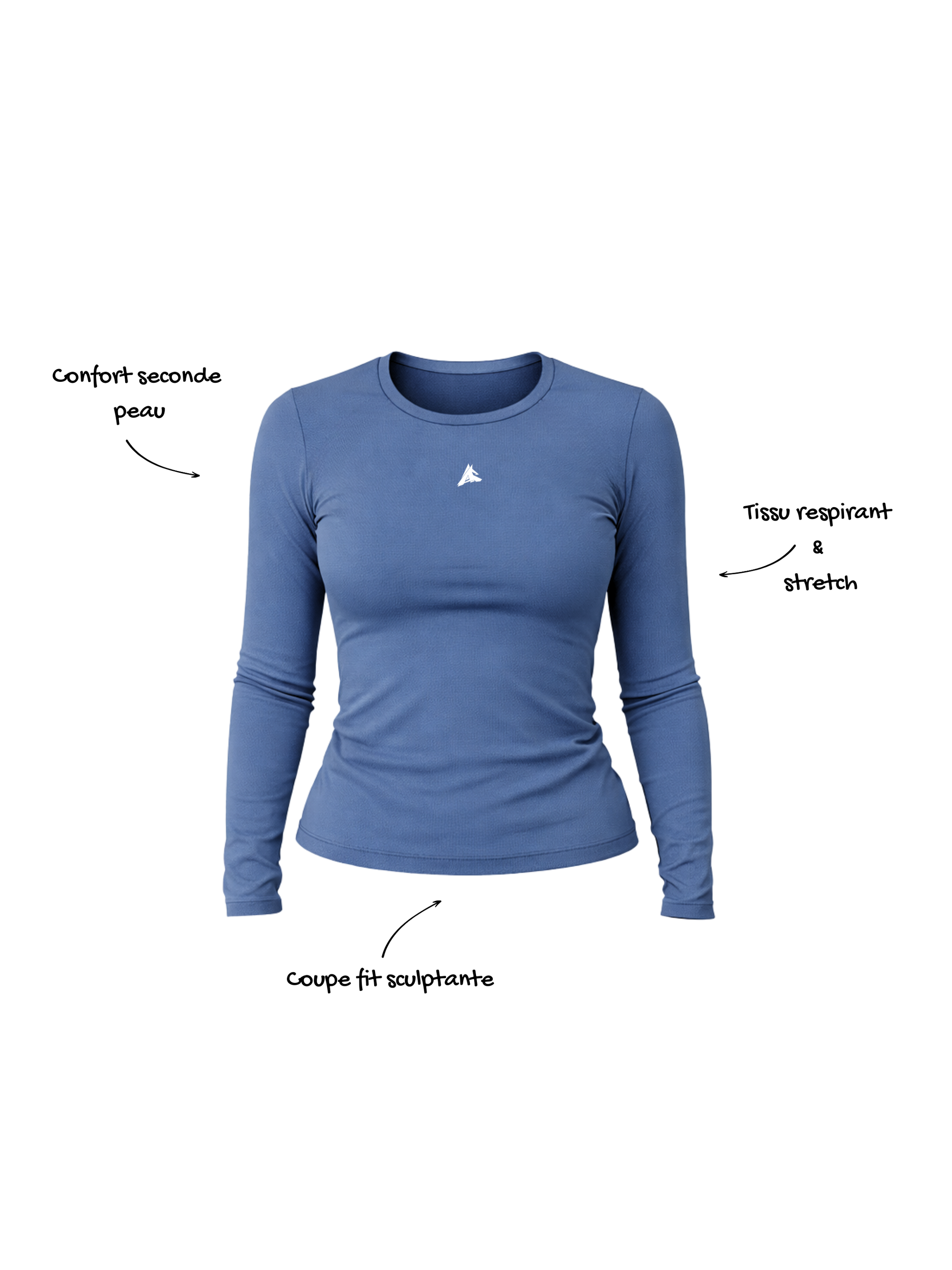 Top Rise bleu - version couleur