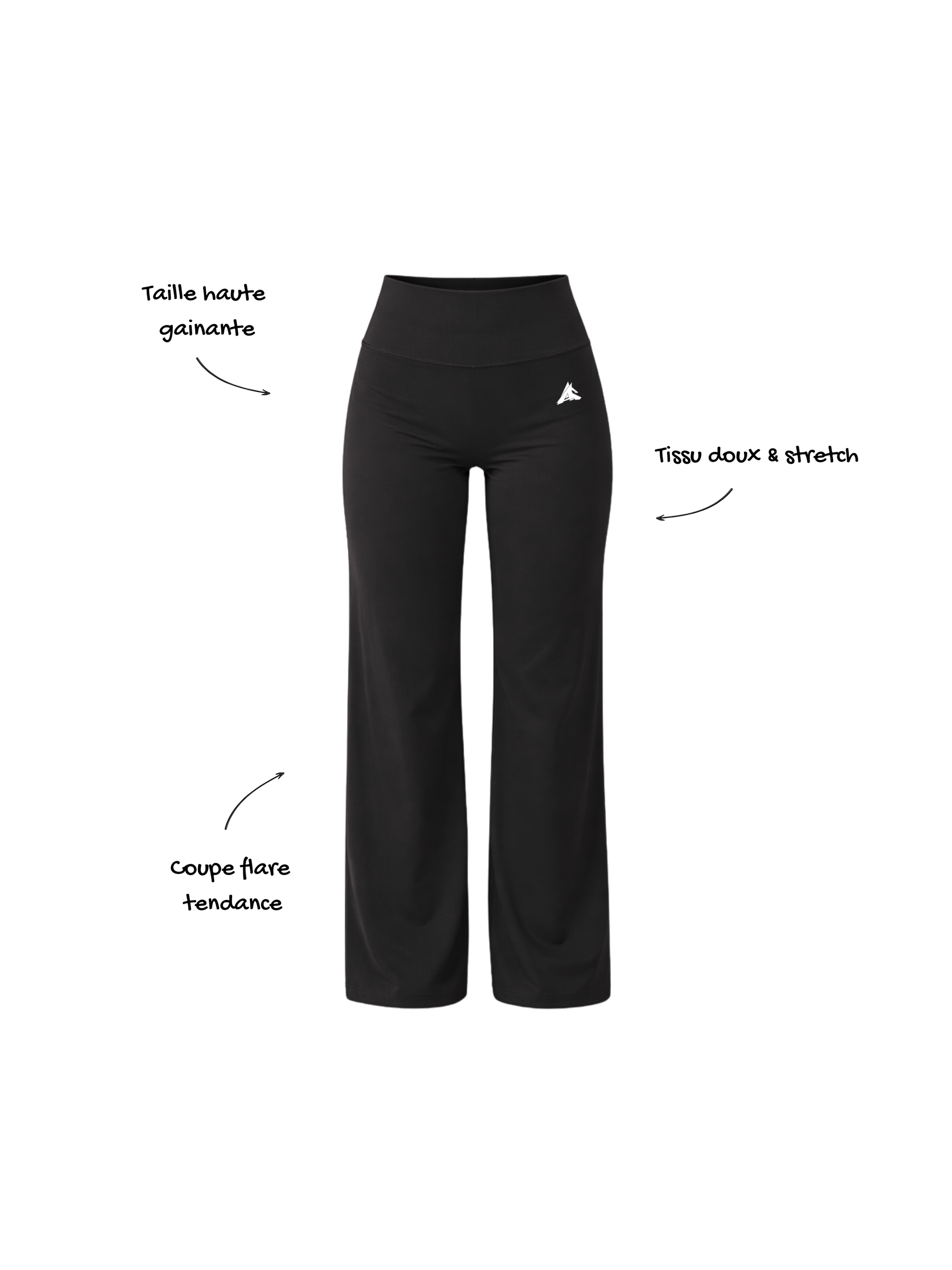 Flare Legging Rise - version couleur