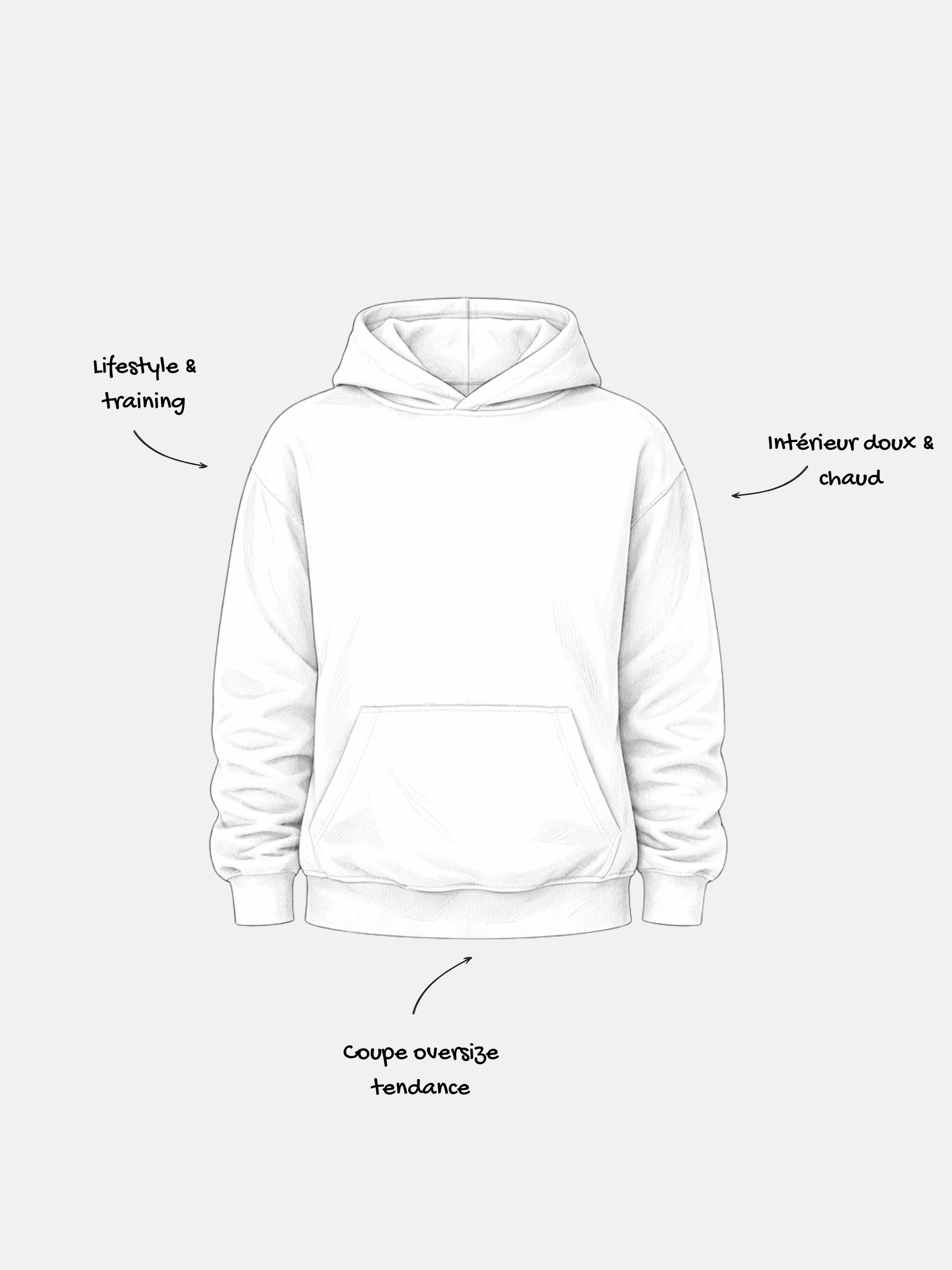 SWEAT ALFA OVERSIZE - croquis