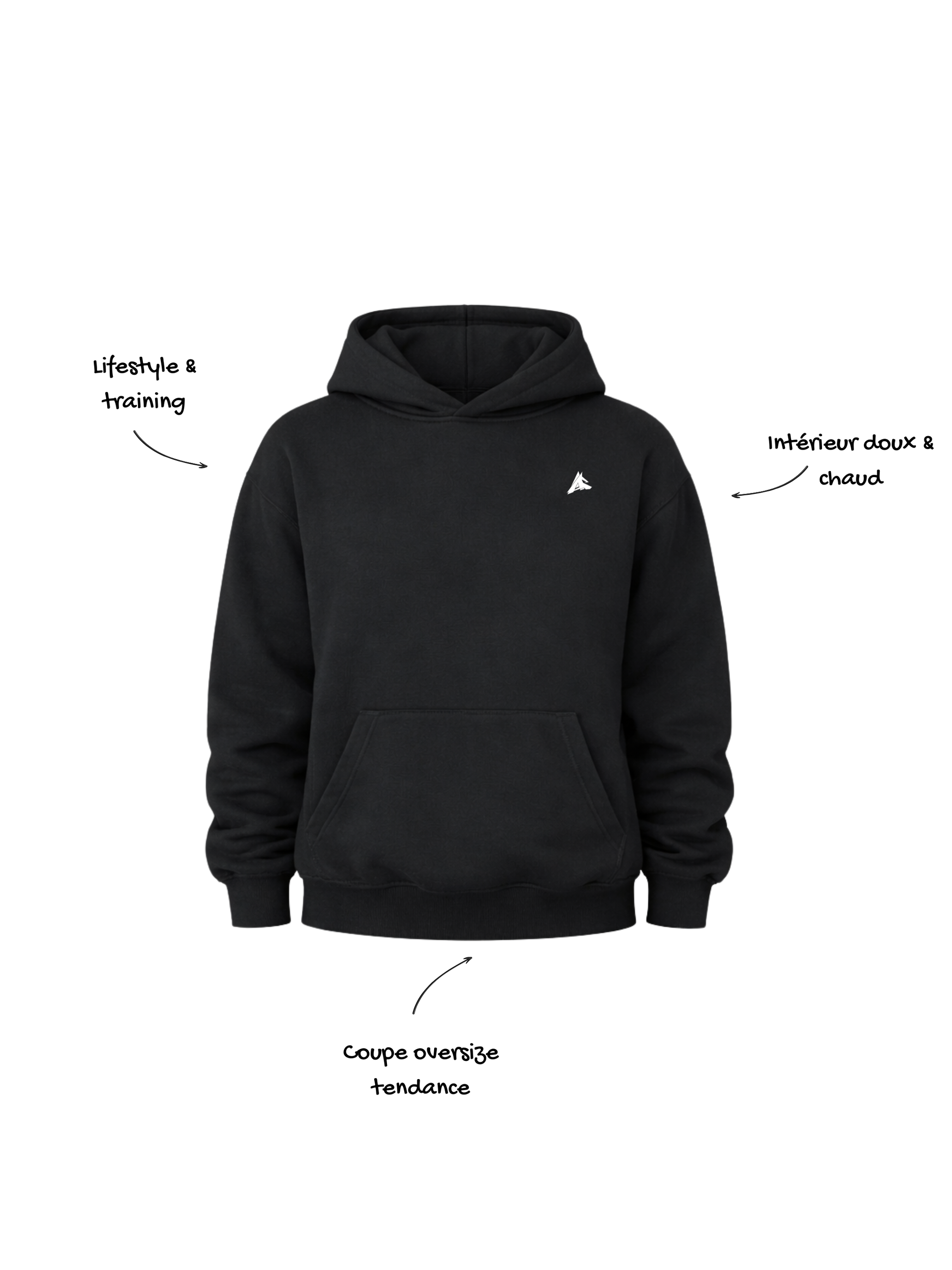 SWEAT ALFA OVERSIZE - version couleur