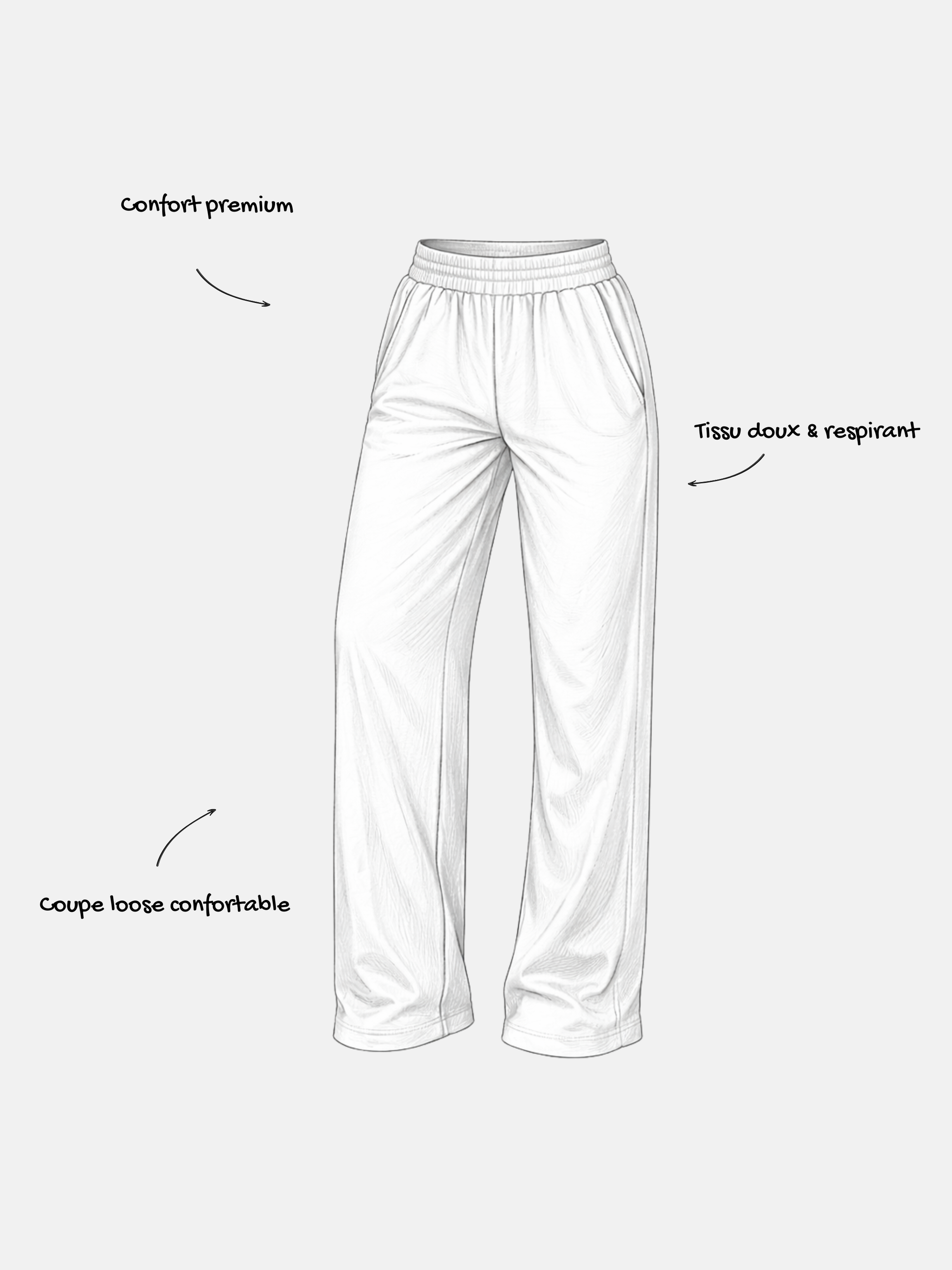 Dune jogger - croquis