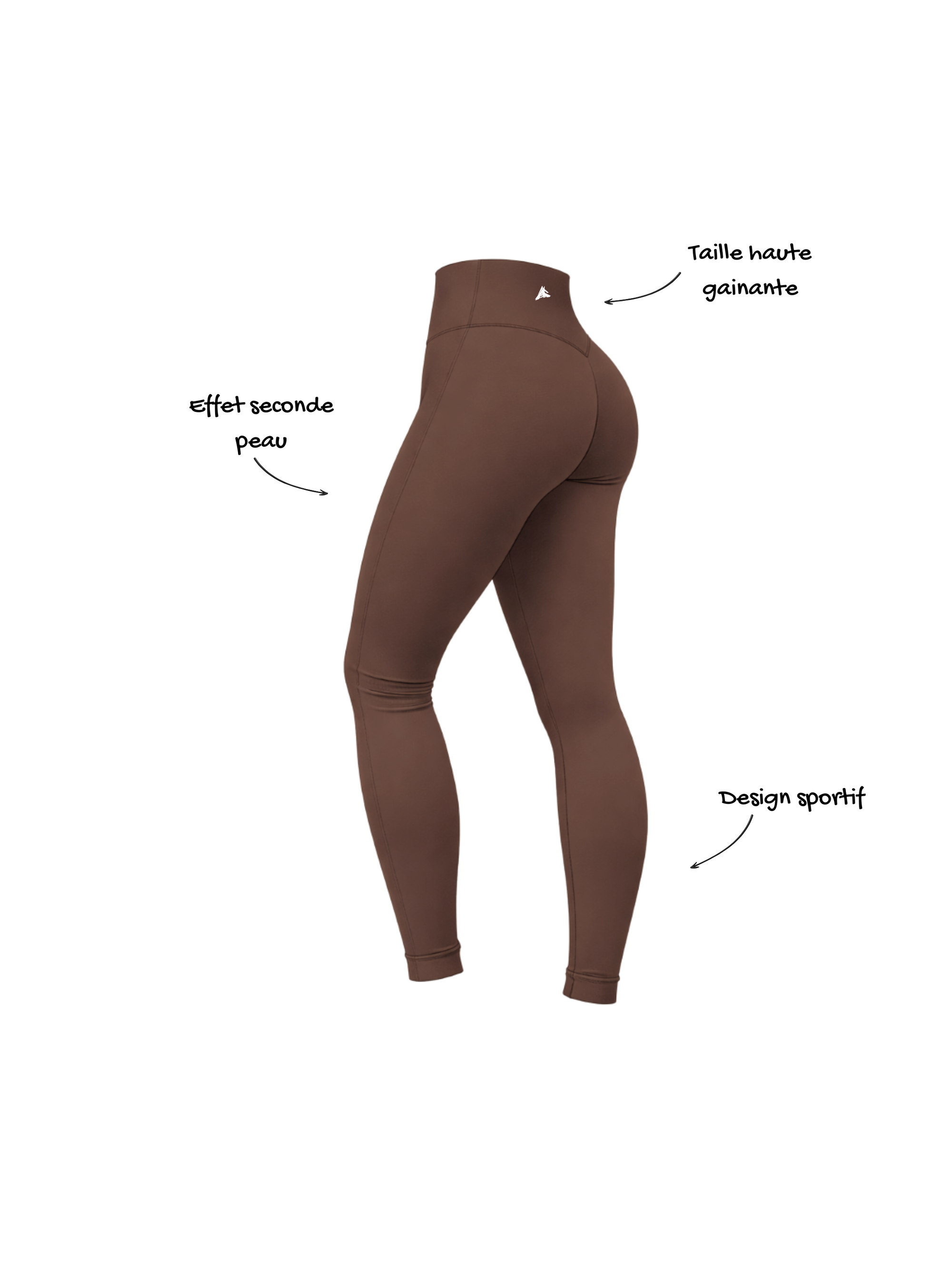 LEGGING PEAKFIT MARRON - version couleur