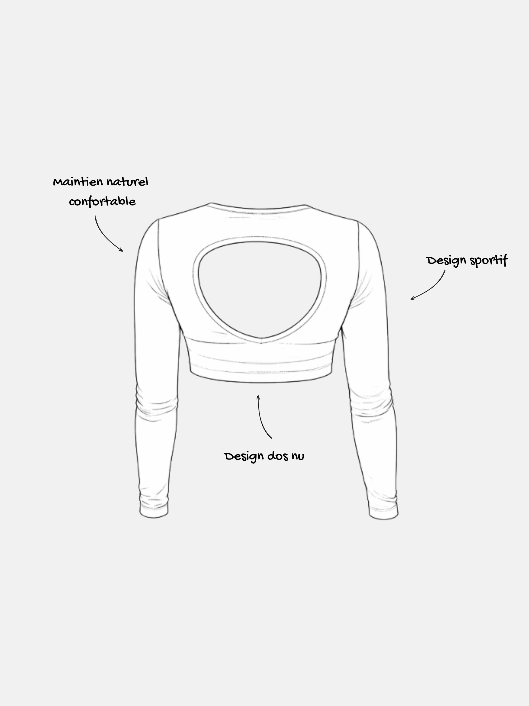 ALFA BACKLESS - croquis